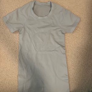 Pastel blue Lululemon top